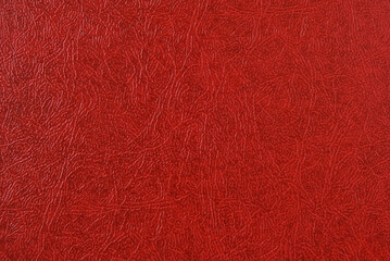 Red leather texture as background