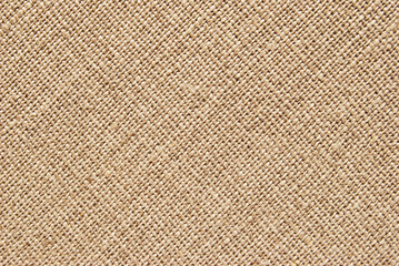 Brown canvas fabric for background, linen texture background