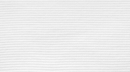 Soft white twill cotton fabric pattern close up as background