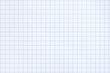 A sheet of math grid paper, graph paper texture as background