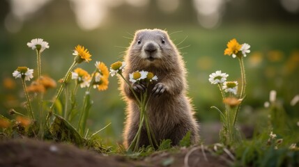 A groundhog 