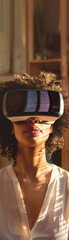Virtual reality displaying unpaid bills and bankruptcy alerts