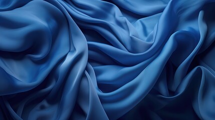 Obraz premium blue silk background