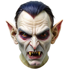 mask of vampire on transparent background