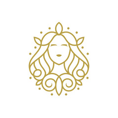 Beautiful Decorative Nature Woman Illustration Vol. 4