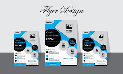 Creative Business Flyer design Teamplate