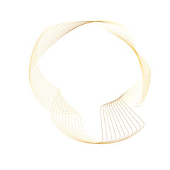 Abstract Gold liquid geometric element, shapes