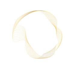 Abstract Gold liquid geometric element, shapes