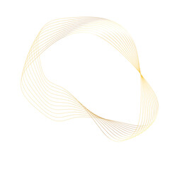 Abstract Gold liquid geometric element, shapes