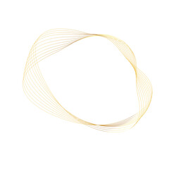 Abstract Gold liquid geometric element, shapes