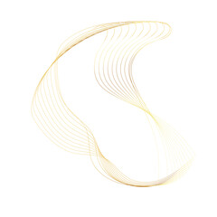 Abstract Gold liquid geometric element, shapes