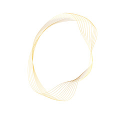 Abstract Gold liquid geometric element, shapes