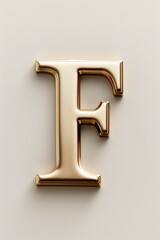 A close-up of a golden letter 'E' on a white background, often used as a symbol or decorative element