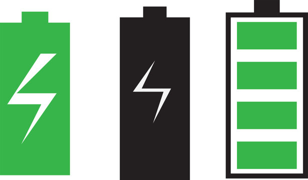 
battery icon vector new ert design.