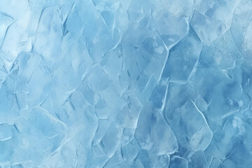 Obraz premium Processed collage of thick layer of cracked ice texture. Background for banner, backdrop or texture