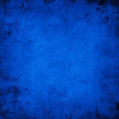 Grunge blue background with space for text