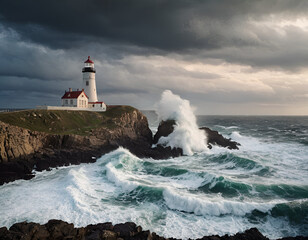 lighthouse on the coast