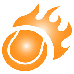 Football icon isolated on transparent background.