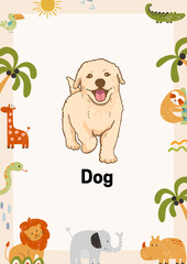 the cute dog of a poster