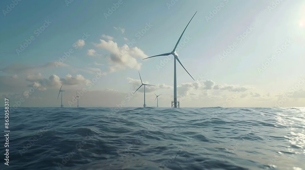Poster wind energy in the netherlands sustainable renewable energy wind turbines generate electricity windm
