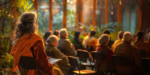 Interfaith prayer service for environmental stewardship.