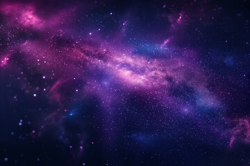 Obraz premium Colorful abstract space landscape background. Generative AI.
