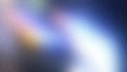 Abstract background with blurry light spots, rough texture, grainy noise