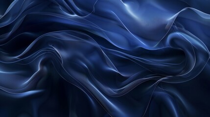 Obraz premium Professional navy blue abstract art with soft lines minimal texture and realistic photo