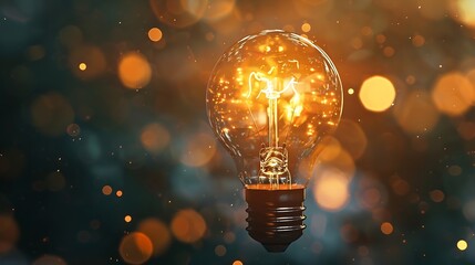 Quick tips for smart creative light bulb and idea working Creativity Creative for new innovation with energy and power growth and success development : Generative AI