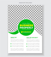 Obraz premium Corporate Flyer Design Template, Creative Flyer Design 