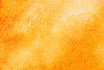 Abstract light orange watercolor for background.