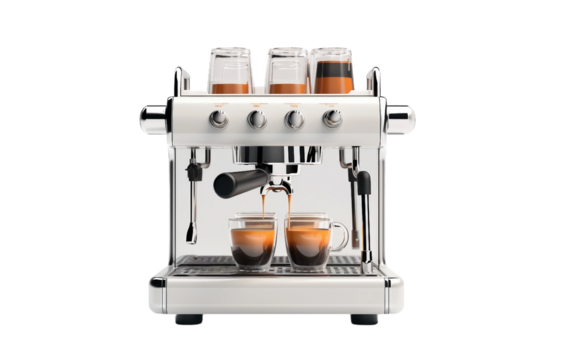 coffee machine isolated on white background