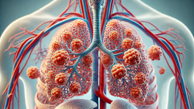 alveoli in the lungs exchanging gases,structures involved in oxygen
