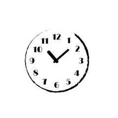 clock isolated on white