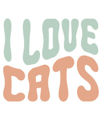 Retro, Cat Craft Design. T-shirt Design. Illustration