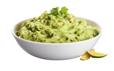 guacamole with avocado