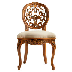 antique chair isolated on white