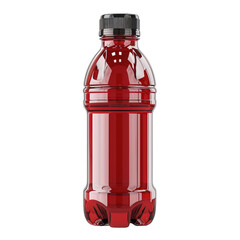 Obraz premium red plastic bottle