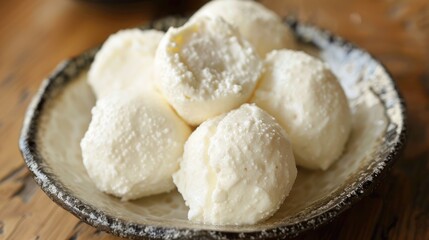 Cream cheese covered Iburigakko