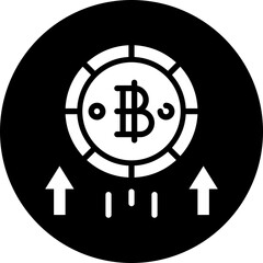 PROFIT,baht,money,increase,up arrow.svg