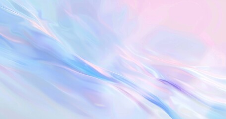 Obraz premium Flowing pastel blue and pink silk texture background