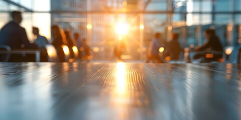 Fuzzy photo of employees collaborating in creative brainstorming session in business setting. Concept Team Collaboration, Creative Brainstorming, Business Environment, Employee Engagement