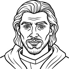 face, head, cartoon, drawing, illustration, art, vector, sketch, black, person, people, mask, old, evil, design, character, comic, eye, monster, zombie