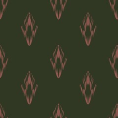 Colorful ikat pattern in vintage style. Elegant ethnic background.