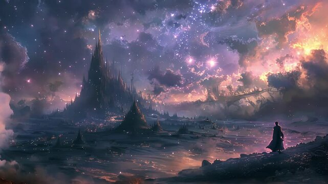 The ancient legends spoke of a mystical kingdom where the sky was always alive with celestial sparks guiding the way for lost souls.