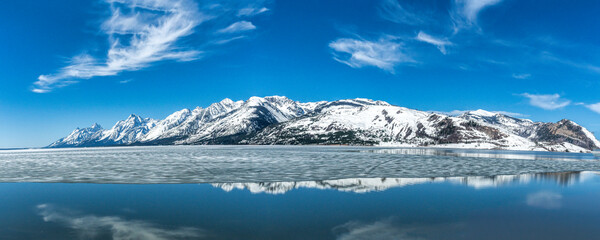 lake and blue sky