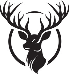 silhouette of a deer