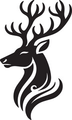 silhouette of a deer