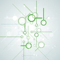 Obraz premium Vector connecting dots and lines. Science connect element. Modern science and technology background. Medical design