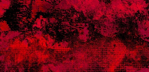 red black grunge texture bricks wall abstract background image wallpaper black Friday banner use dirty dusty grunge winter love scratch the old wall paint art canvas red dark love emotion 